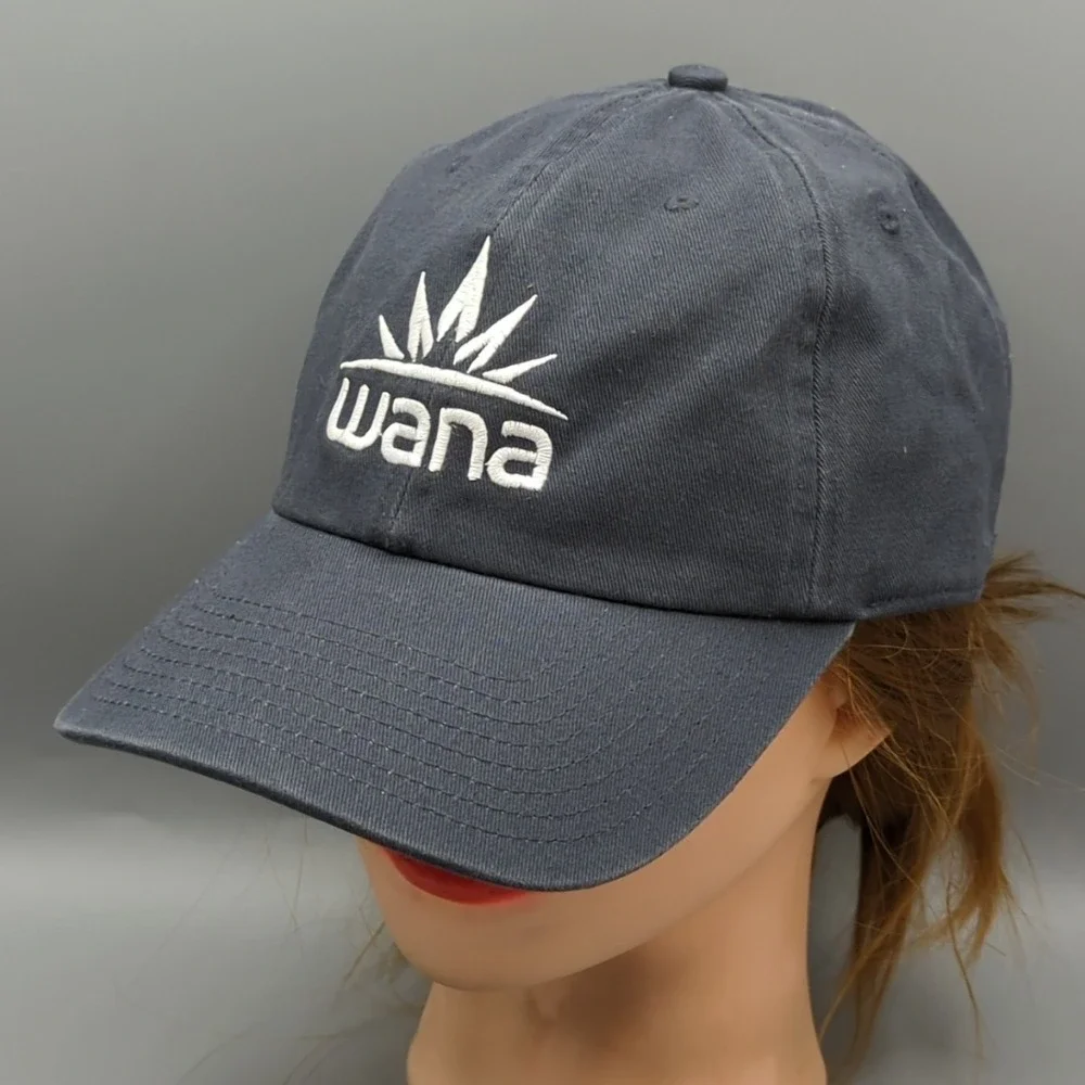Wana '47 Brand Hat Cap Blue Strapback OSFA Adjustable